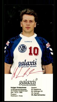 Holger Kretschmer VFL Schwartau 90er Jahre Original Signiert Handball + G 37638