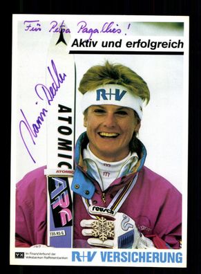 Karin Dedler Autogrammkarte Original Signiert Skialpine + A 225108
