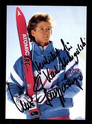 Ulrike Stanggassinger Autogrammkarte Original Signiert Skialpine + A 225127