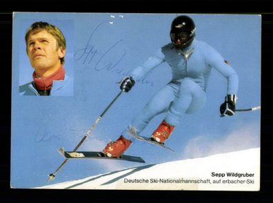 Sepp Wildgruber Autogrammkarte Original Signiert Skialpine + A 225130