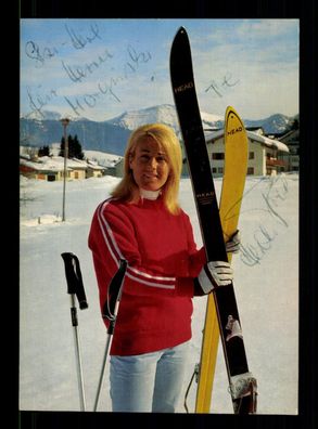 Heidi Biebl Autogrammkarte Original Signiert Skialpine + A 225142