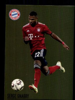 Serge Gnabry FC Bayern München Panini Sammelbild 2018-19 Nr.105
