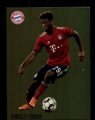 Kingsley Coman FC Bayern München Panini Sammelbild 2018-19 Nr.122
