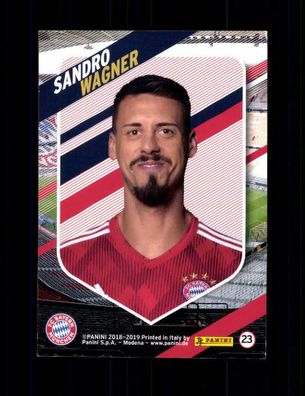 Sandro Wagner FC Bayern München Panini Card 2018-19 Nr. 23