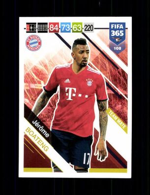 Jerome Boateng FC Bayern München Fifa 365 Panini Card 2019 Nr. 108
