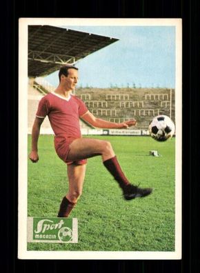 Ger Schneider 1 FC Kaiserslautern Bergmann Sport Magazin Sammelbild 1967-68
