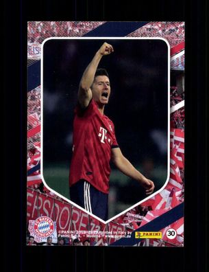 Robert Lewandowski FC Bayern München Panini Card 2018-19 Nr. 30