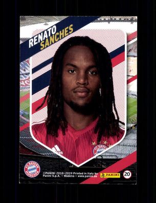 Renato Sanches FC Bayern München Panini Card 2018-19 Nr. 20