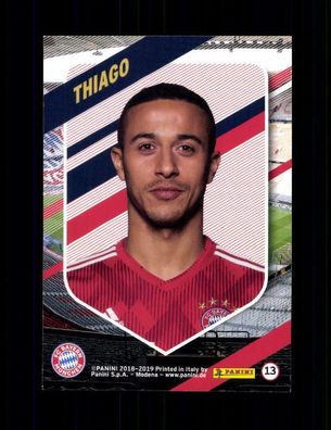 Thiago FC Bayern München Panini Card 2018-19 Nr. 13
