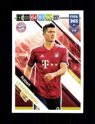 Robert Lewandowski FC Bayern München Fifa 365 Panini Card 2019 Nr. 117