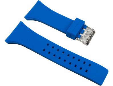 Police Vantage Uhrenarmband Kautschuk Band Blau für P13077MPBLS-08