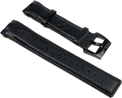 Police Vice Ersatzband Uhrenarmband Leder schwarz für P13592JSB-02
