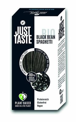 11,99 €/ kg | Just Taste Bio Black Bean Spaghetti 4x250g Packung