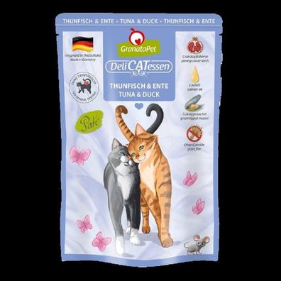 GranataPet ?Delicatessen Thunfisch & Ente - 6 x 85 g ? Katzennassfutter