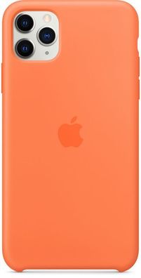 MY112ZM/ A Apple Silikon Cover Hülle für iPhone 11 Pro Max - Vitamin C Orange