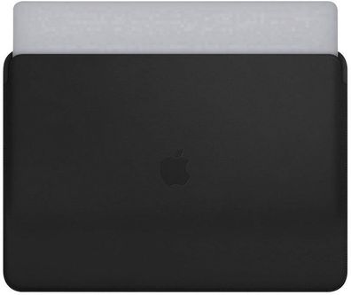 Apple Lederhülle MacBook Pro 15 bis 38,1cm, Tasche aus Echtleder - Schwarz