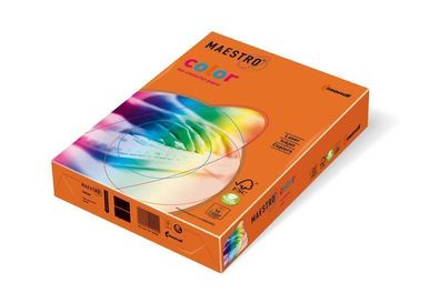 Mondi Maestro Color orange 160g/ m² DIN-A4 - 250 Blatt OR43