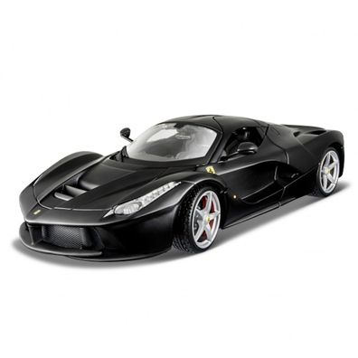 Bburago LaFerrari Signature Serie (schwarz, Maßstab 1:18) Ferrari Modellauto