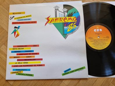 Various - Sanremo '85 Vinyl LP Italy