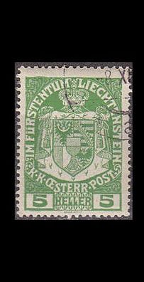 Liechtenstein [1917] MiNr 0005 ( O/ used )