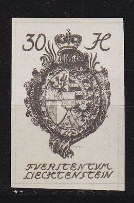 Liechtenstein [1920] MiNr 0022 ( * */ mnh )