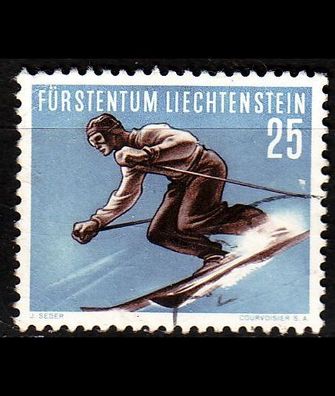 Liechtenstein [1955] MiNr 0336 ( O/ used ) [01] Sport