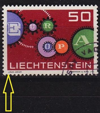 Liechtenstein [1961] MiNr 0414 I ( O/ used )