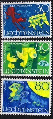 Liechtenstein [1968] MiNr 0497-99 ( * */ mnh )