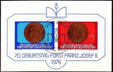 Liechtenstein [1976] MiNr 0649-50 Block 10 ( O/ used )