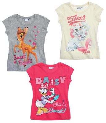 Disney T-Shirts Bambi, Daisy, Marie Größe 92 & 104