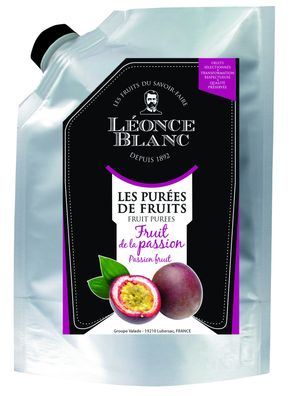 Leonce Blanc Maracuja-Frucht-Püree 8x 1kg exotische Passionsfrucht aus Ecuador
