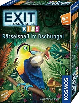 Kosmos 683375 EXIT Das Spiel Kids Rätselspaß im Dschungel Escape Room Spielzeug