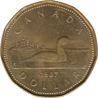 Kanada 1 Dollar 1987 Loonie*