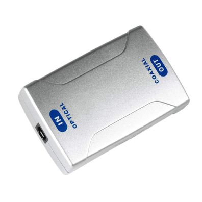 Hama Audio Konverter Toslink zu Digital Koax Adapter Optisch auf Koaxial Cinch