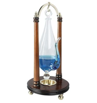 Barometer, Gründerzeit Wetterglas, Goethe Barometer, Goetheglas, Wetterstation