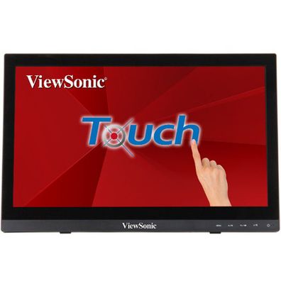 ViewSonic TD1630-3 Monitor, 12 ms, 40,64 cm, 16 Zoll, 1366 x 768 Pixel, 190 cd/ m²