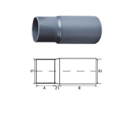 Poolflex Klebemuffe 50mm für Poolschlauchverbinder Poolflex