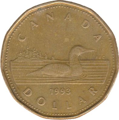 Kanada 1 Dollar 1993 Loonie*