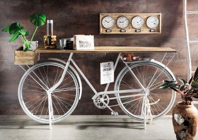 Fahrrad-Konsole Whity 185 x 86 x 35 cm