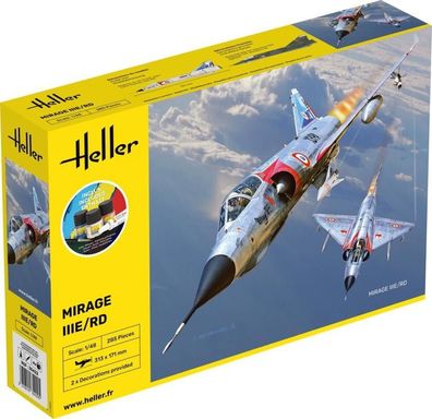 Heller Mirage IIIE-O-R-RD-EE-EA in 1:48 1000304220 Bausatz 30422