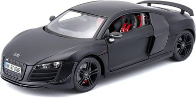 Maisto 31395 - Modellauto - Audi R8 GT3 (schwarz, Maßstab 1:18) Auto Sportwagen