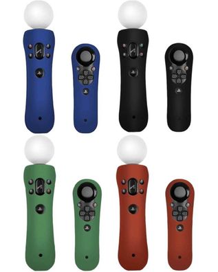 4x PACK Set Silikon Skin SchutzHülle für Sony PS Move VR Controller PS3 PS4 PS5
