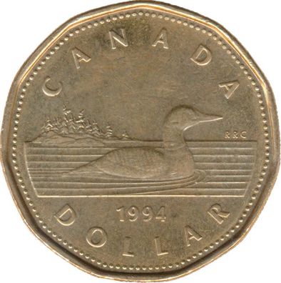 Kanada 1 Dollar 1994 Loonie*