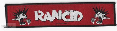 Rancid Mohawk gewebter Superstrip Aufnäher woven Patch 100% offizielles Merch