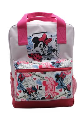 Große Tasche Disney Minnie Mouse 42cm Rucksack Tragetasche für Kinder