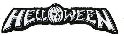 Helloween Cut Out Logo gewebter Aufnäher woven Patch