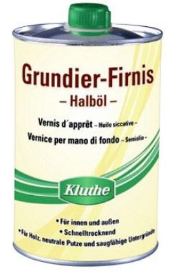 Kluthe Grundier-Firnis Halböl 3 Liter farblos