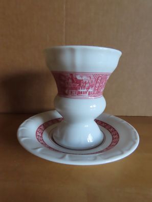 Becher + Untertasse Rüdesheim Asbach Uralt / Heinrich Villeroy & Boch