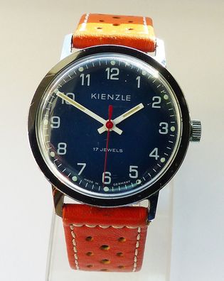 Schöne Kienzle Blue Angel 17Jewels Herren Vintage Armbanduhr Top Zustand