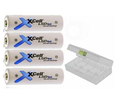 4 x XCell Micro AAA für Sennheiser Kopfhörer Wireless Headset Akku + Box 800 mAh